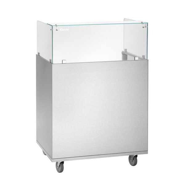 Snackstation | Snackpoint 200 | 1 Inzetnis | RVS | Glazen Opzet 790x200x300mm