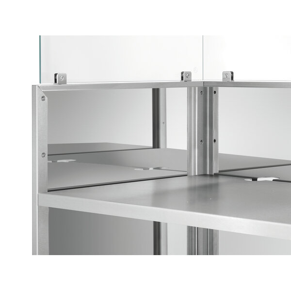 Snackstation | Snackpoint 200 | 1 Inzetnis | RVS | Glazen Opzet 790x200x300mm