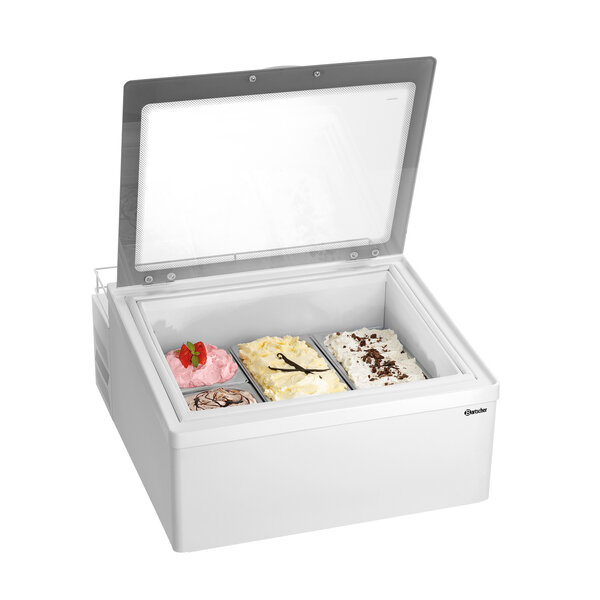 IJsvitrine | 3x5L-F | 15L, 3x1/3 GN | Statische Koeling | -15/-18°C | 184W, 230V | Energieklasse A