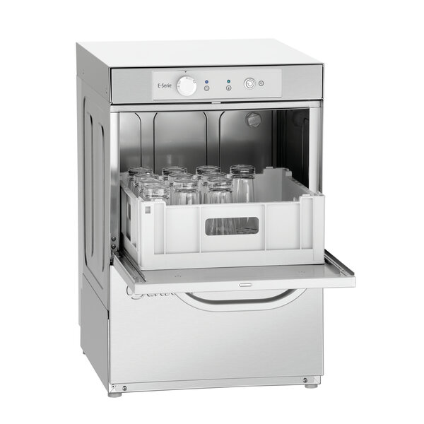Glazenspoelmachine | GS E400 LPR K | Korf 400x400mm | 30 Korven/Uur | Koude Naspoeling | 230V, 3.1kW