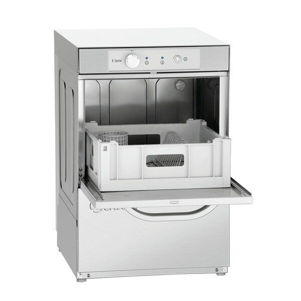 Glazenspoelmachine | GS E400 LPR K | Korf 400x400mm | 30 Korven/Uur | Koude Naspoeling | 230V, 3.1kW