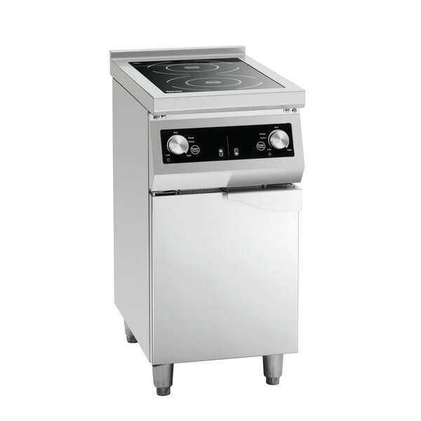 Inductiekookplaat | GU | 2 Kookzones Ø260mm | 1x5kW + 1x3.5kW | 400V | Onderkast Met Vleugeldeur