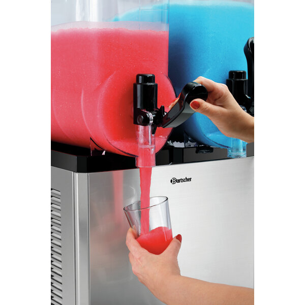 Slushmachine | 2 Reservoirs | 12+12L | -5 Tot -2°C | Compressor | 600W, 230V