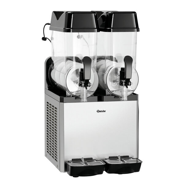 Slushmachine | 2 Reservoirs | 12+12L | -5 Tot -2°C | Compressor | 600W, 230V