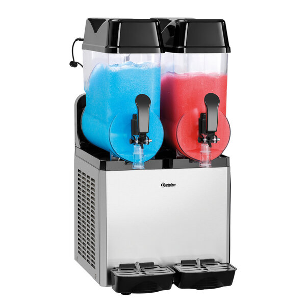 Slushmachine | 2 Reservoirs | 12+12L | -5 Tot -2°C | Compressor | 600W, 230V
