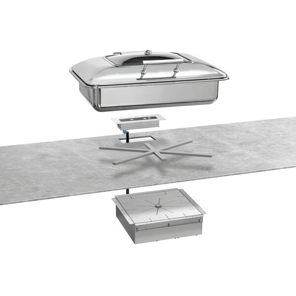 Inductiewarmhoudsysteem | IWS650 | 1 Warmhoudplaats | 20 Vermogensniveaus | 650W | Chafing Dish Tot 100°C | Werkblad Max. 35°C | 230V