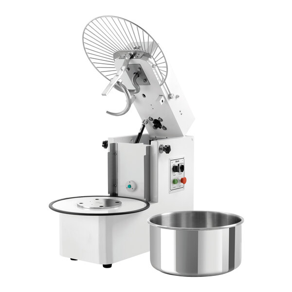 Deegkneedmachine | Easy 30/50 ARSK | 30kg Deeg | Mengkom 50L | 1 Snelheid | 2.2kW, 230V | Zwenkkop, Afneembare Mengkom