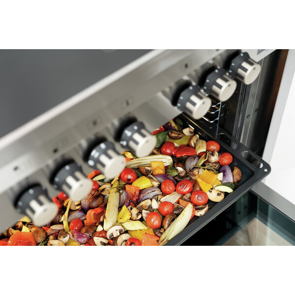 Keramisch Fornuis | 5K-EBMF | 5 Glaskeramische Kookzones | Elektrische Oven 104L, 50-250°C | 11.5kW/400V