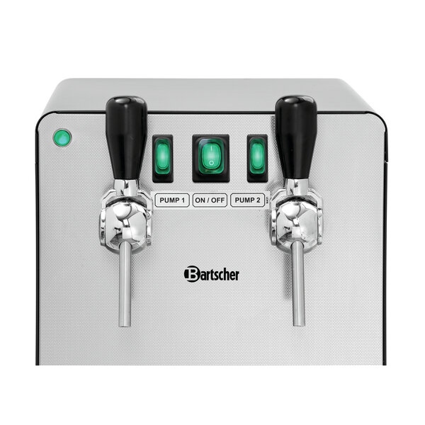 Glühwein Dispenser | 1300 | 2 Kranen | 2 Pompen | 130L/Uur | Tot 85°C | 9kW | 400V