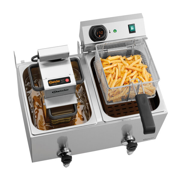 Frituuroliefilter | TK60 | Geschikt Voor Friteuses Tot 20L | 60L/Min | 1.7L Partikelcapaciteit | 0.3kW, 230V