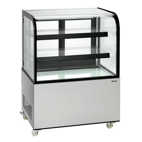 Koelvitrine | KV 270L | 270L | Convectiekoeling | Max. 10°C | 475W | 230V | Schuifdeuren Aan Achterzijde