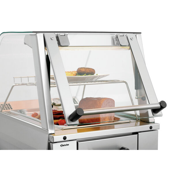 Warmhoudvitrine | GN1110-R | 85L | 1x1/1 GN | Droog Verwarmd | 30-110°C | 1650W, 230V