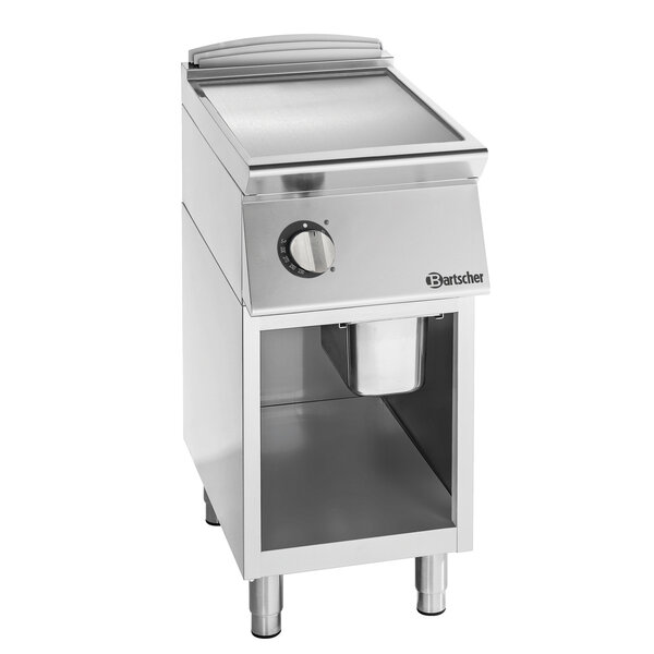 Grillplaat | 900 | Elektrisch | Glad Braadoppervlak 340x640mm | 8kW, 400V | 80-290°C | Open Onderbouw