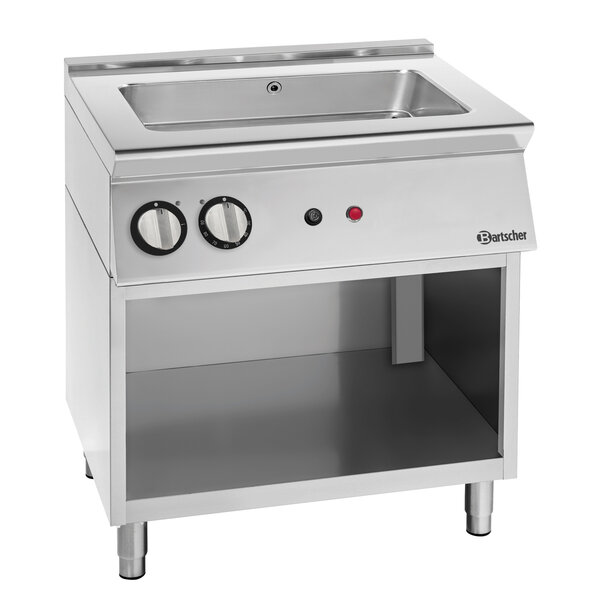 Bain-Marie | 900 | Elektrisch | 2x1/1 GN + 2x1/3 GN | 30-90°C | 3kW | 230V | Watertoevoer- En Waterafvoerkraan