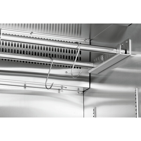 Dry Age-Kast | 380L | 1 Deur | 7 Roosters | 2–14°C | 410W | Driedubbele Beglazing Met UV-filter | UV-lamp | Actieve Koolstoffilter