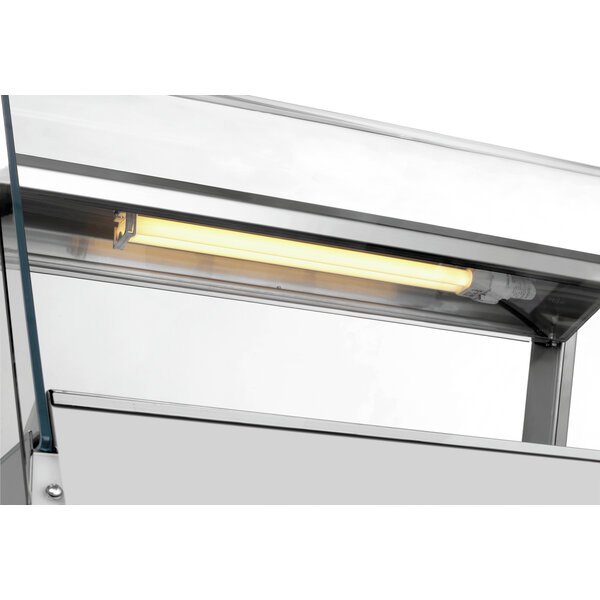 Warmhoudvitrine | GN2110-R | 2x1/1 GN, 95L | Droog Verwarmd | 30-110°C | 2100W, 230V | Schuifdeuren Achterzijde
