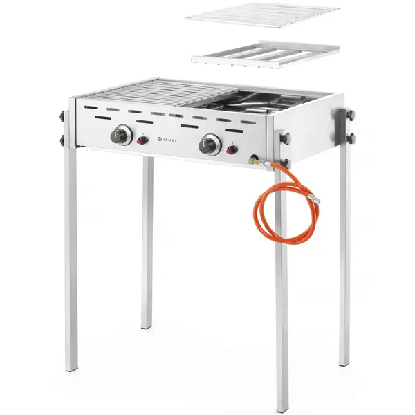 Barbecue | RoastMaster | Propaangas | 2 Roosters (640x470) | 2 Branders | 11.6kW | 790x560x900(h)mm