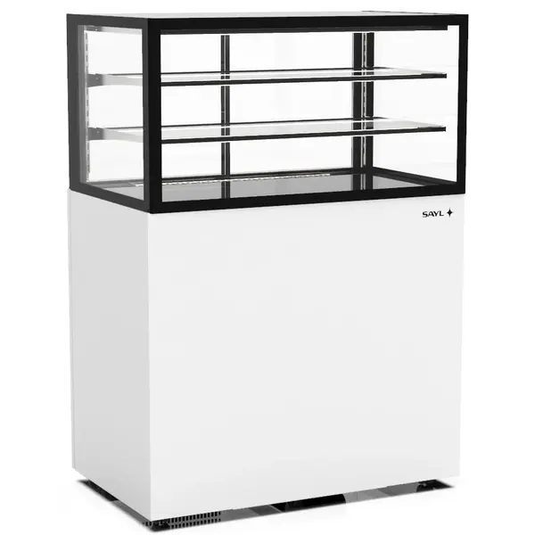 Warmhoudvitrine | INTEGRA | Wit/Zwart | 60°C/70°C | Geventileerd | 3 Niveaus | 1.05kW (230V) | Touchscreen | Wielen (Geremd) | 1000x600x1400(h)mm