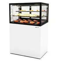 SAYL Warmhoudvitrine | INTEGRA | Wit/Zwart | 60°C/70°C | Geventileerd | 3 Niveaus | Zelfbediening | 1.56kW (230V) | Touchscreen | Wielen (Geremd) | 1000x600x1400(h)mm 