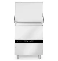 HENDI Doorschuifvaatwasser | KitchenLine | Mand 500x500 | Afvoerpomp | Zeeppomp | Naglanspomp | 400V | 750x880x1412(h)mm 