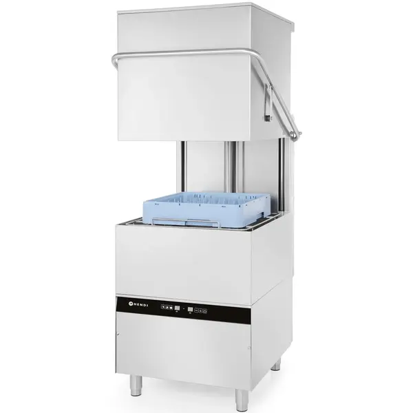 Doorschuifvaatwasser | KitchenLine | Mand 500x500 | Afvoerpomp | Zeeppomp | Naglanspomp | 400V | 750x880x1412(h)mm
