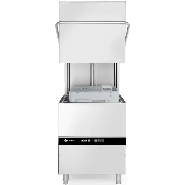 Doorschuifvaatwasser | KitchenLine | Mand 500x500 | Afvoerpomp | Zeeppomp | Naglanspomp | 400V | 750x880x1412(h)mm