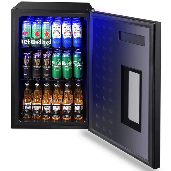 Dranken Blastchiller | 130L | Zwart | 540x544x845(h)mm