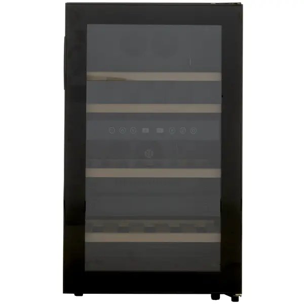 Wijnkoelkast | 108L (45x 75cl) | Zwart | 1 Zone | +5°C/+22°C | Geforceerd | 495x580x840(h)mm