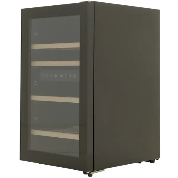 Wijnkoelkast | 108L (45x 75cl) | Zwart | 1 Zone | +5°C/+22°C | Geforceerd | 495x580x840(h)mm