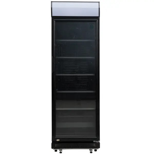Drankenkoeling | 347L | Zwart | 0°C/+10°C | Geforceerd | Wielen | 620x635x1935(h)mm