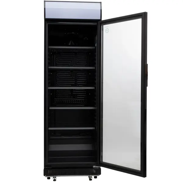 Drankenkoeling | 347L | Zwart | 0°C/+10°C | Geforceerd | Wielen | 620x635x1935(h)mm