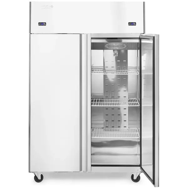 Koel-/Vrieskast | ProfiLine | 840L | RVS | -17°C/-22°C & 0°C/+8°C | Geforceerd | Wielen (Geremd) | 1200x740x1950(h)mm