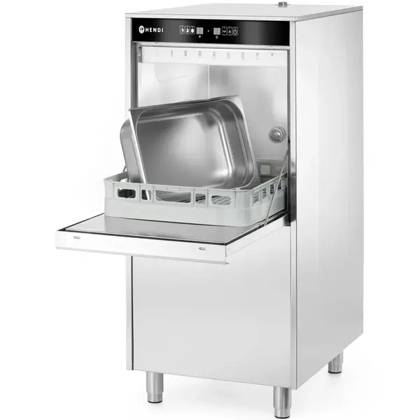 Pannen-/Pottenwasser | KitchenLine | Mand 500x600 | Afvoerpomp | Zeeppomp | Naglanspomp | 400V | Dubbelwandig | 595x777x1335(h)mm