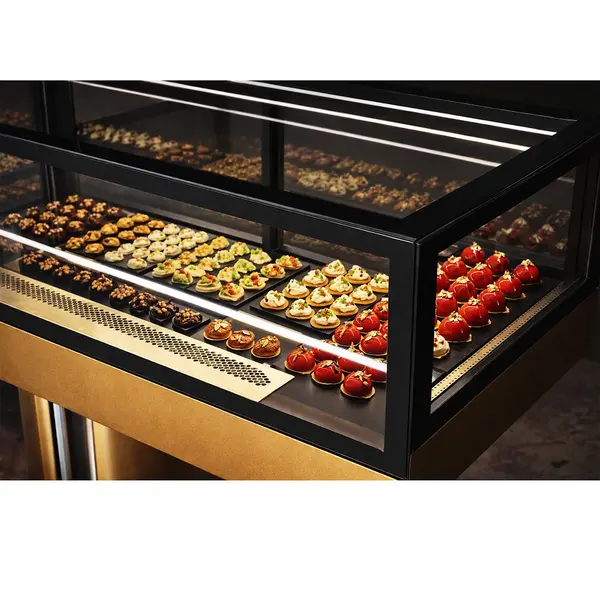Warmhoudvitrine | INTEGRA T | Zwart | 60°C/70°C | Geventileerd | 1 Niveau | 1.05kW (230V) | Touchscreen | 1200x600x1200(h)mm
