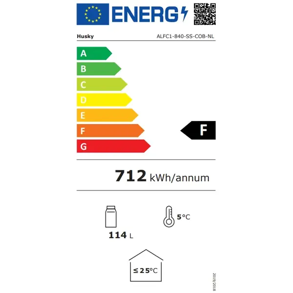 Barkoelkast | OUTDOOR | 104L | RVS | 0°C/+10°C | Geforceerd | 560x500x840(h)mm