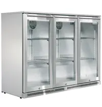 Husky Barkoelkast | OUTDOOR | 310L | RVS | 0°C/+10°C | Geforceerd | Draaideuren | 1350x541x840(h)mm