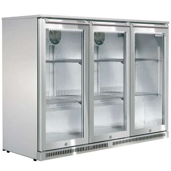 Barkoelkast | OUTDOOR | 310L | RVS | 0°C/+10°C | Geforceerd | Draaideuren | 1350x541x840(h)mm
