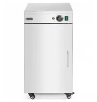 HENDI Bordenwarmer | 72 Borden | 30°C/85°C | 0.4kW (230V) | Wielen (Geremd) | 393x571x766(h)mm