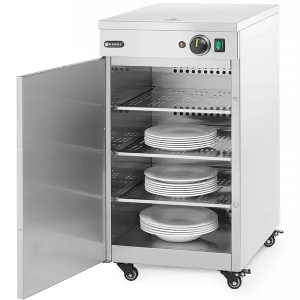 Bordenwarmer | 72 Borden | 30°C/85°C | 0.4kW (230V) | Wielen (Geremd) | 393x571x766(h)mm