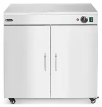 HENDI Bordenwarmer | 108 Borden | 30°C/85°C | 0.8kW (230V) | Wielen (Geremd) | 735x589x766(h)mm