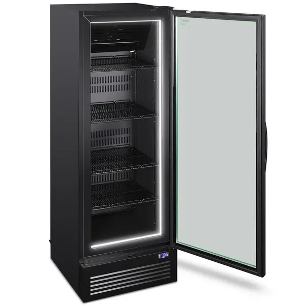 Drankenkoeling | ECO | Energiezuinig | 364L | Zwart | 0°C/+10°C | Statisch + Ventilator | Wielen | 650x719x1985(h)mm
