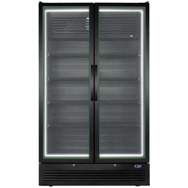 Koelkast | ECO | Energiezuinig | 771L | Zwart | 0°C/+10°C | Statisch + Ventilator | Draaideuren | Wielen | 1200x719x1985(h)mm