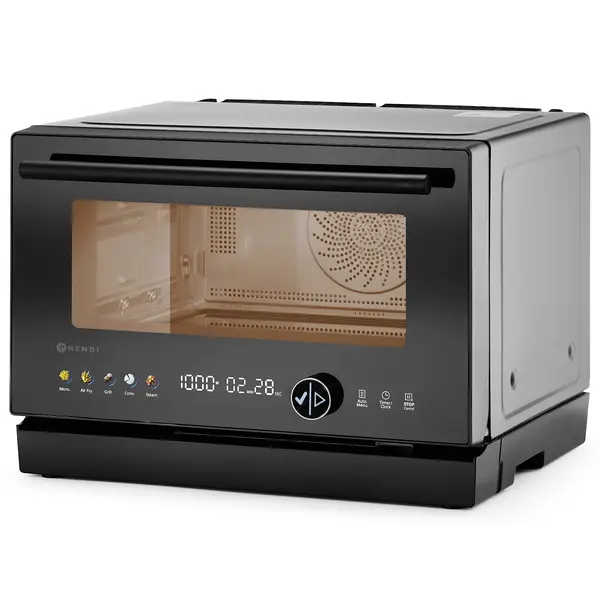 Multifunctionele Magnetronoven | 24.7L | 50°C/230°C | Hetelucht + Magnetron (1000W) | Bevochtiging (Automatisch) | Grillfunctie | 2.35kW (230V) | Touchscreen | 462x492x338(h)mm