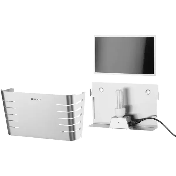 Insectenverdelger | UV-A Lamp (7W) | 80m² | Wandmodel | Incl. Kleefplaat | 400x166x240(h)mm
