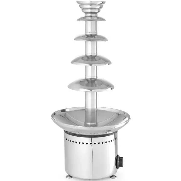 Chocoladefontein | RVS | 2.5-6kg | 5 Lagen | 0.27kW (230V) | Ø332x709(h)mm