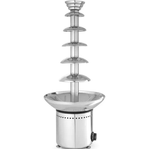 Chocoladefontein | RVS | 2.5-8kg | 6 Lagen | 0.30kW (230V) | Ø372x850(h)mm