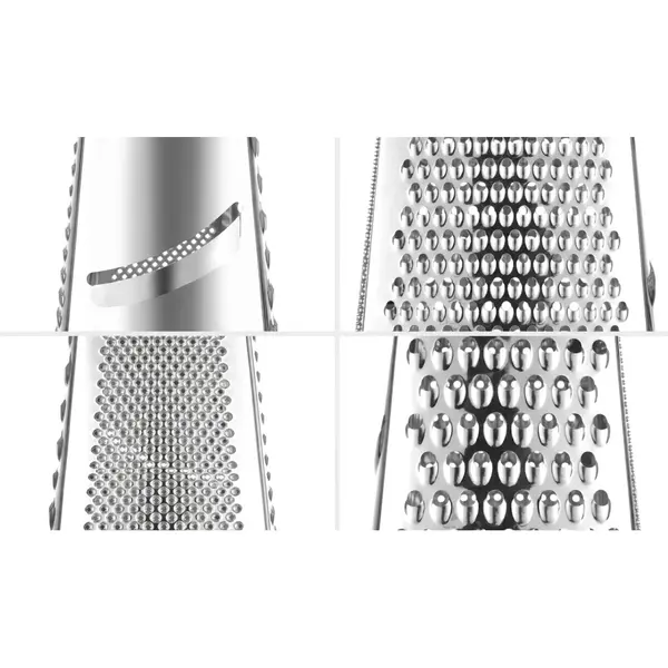 Rasp | RVS/Kunststof | 4 Zijden | Incl. Container | 158x130x310(h)mm
