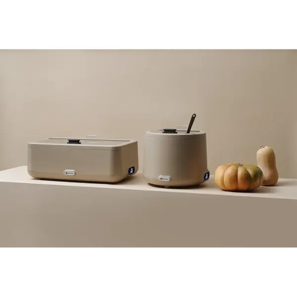 Chafing Dish | UNIQ (Design by Bronwasser) | Elektrisch | 35°C/85°C | 0.7kW (230V) | 1/1 GN | 607x402x245(h)mm