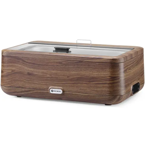 Chafing Dish | UNIQ (Design by Bronwasser) | Elektrisch | 35°C/85°C | 0.7kW (230V) | 1/1 GN | 607x402x245(h)mm