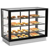 SAYL Drop-In Warmhoudvitrine | INTEGRA | Zwart | 60°C/70°C | Geventileerd | 4 Niveaus | Zelfbediening | 1.06kW (230V) | 1200x600x815/980(h)mm